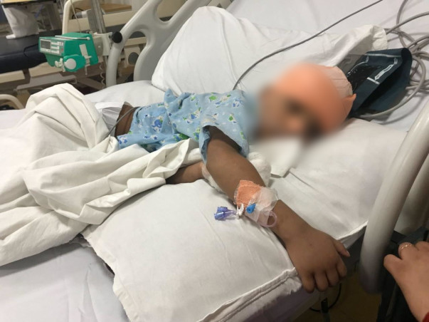 My driver son who is 11 years old suffered a sudden brain hemorrhage