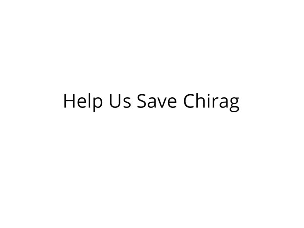 Help Chirag Fight Blood Cancer