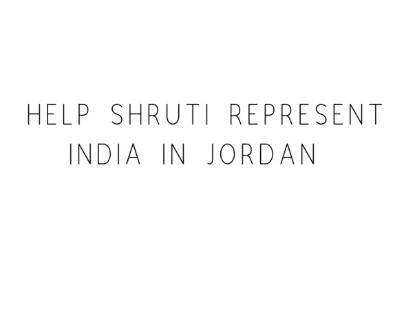 Help Shruti Represent India In international level