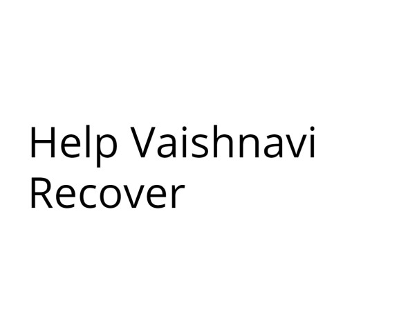Help Vaishnavi Recover