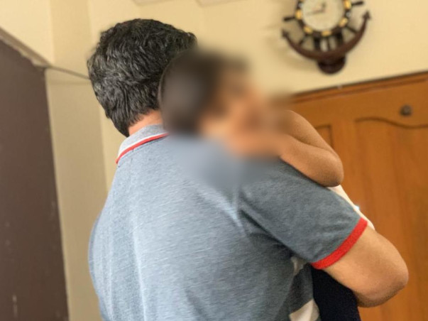 Riti: I wish I could hear you Mom. 
"Please Help her hear and speak"