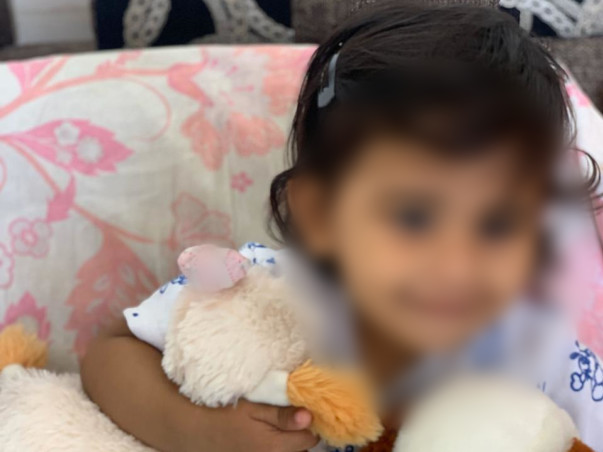 Riti: I wish I could hear you Mom. 
"Please Help her hear and speak"