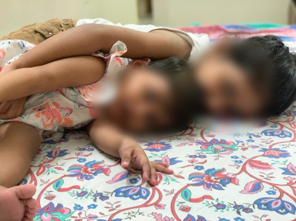 Riti: I wish I could hear you Mom. 
"Please Help her hear and speak"