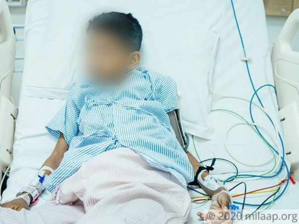 His Tumour Grew 10 Times In Size In One Month, He Needs A  Transplant