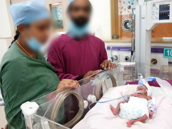 As His Newborn Fights In The ICU, This Father Struggles To Save Him