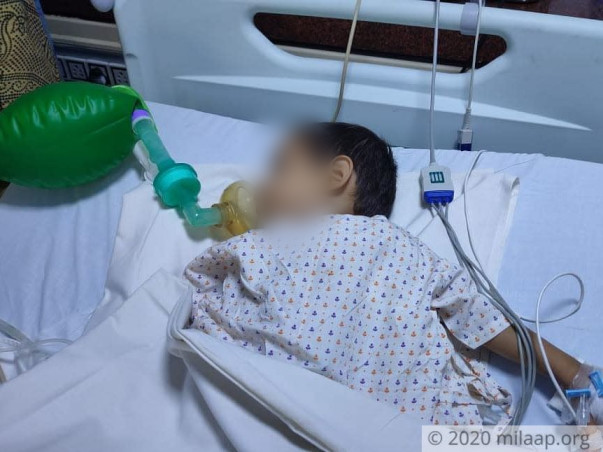 14 days old yuvraj needs your help fight lung disease