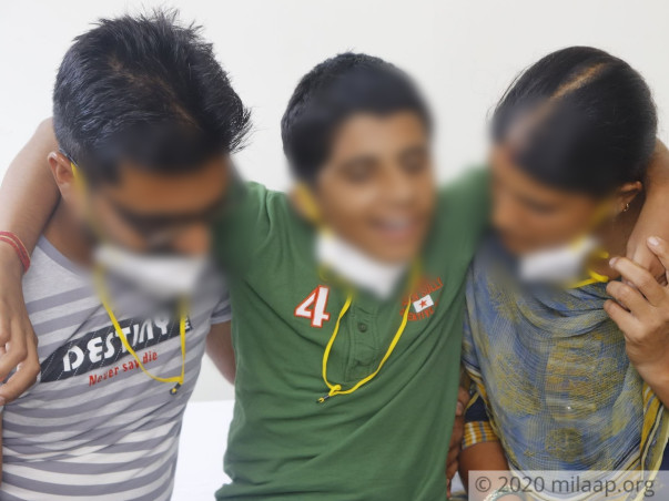 Support Rakshit fight/recover from Spinal deformity