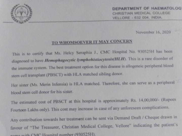 Help Little Helcy Get A Bone Marrow Transplant