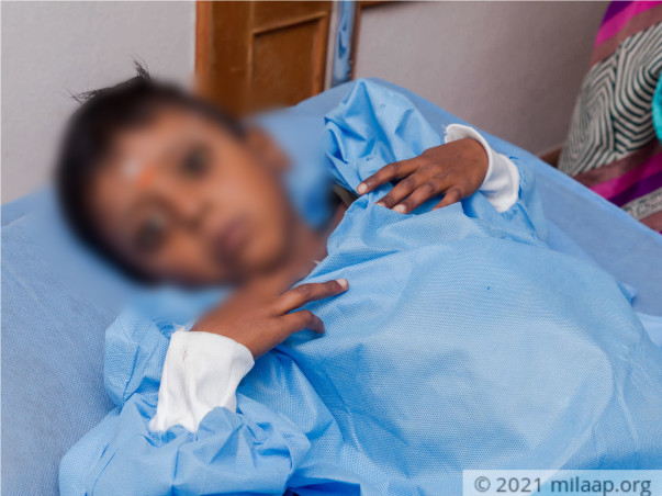 Having Eaten Away This 7-Year-Old's Childhood, It Is Killing Him Now!