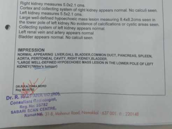 Support Ranesh Krishna Recover From Kidney Tumour