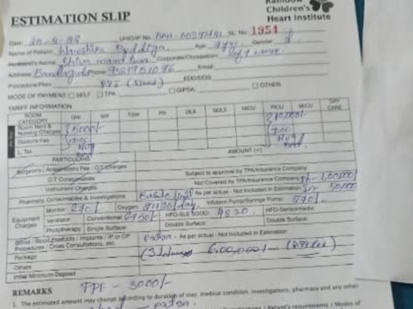 Support Wanshika To Recover From Heart Disease