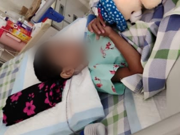 SUVECHCHHA DEBNATH FIVE YEARS CHILD SUFFERING FROM BRAIN TUMOR SECOND