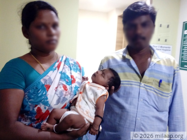 Help Parimala save her one month old baby girl