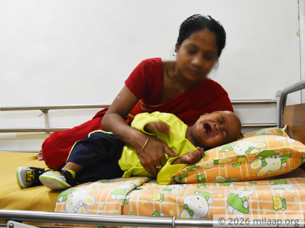 2 year old Kaushik's mother is struggling to pay for his Chemo.