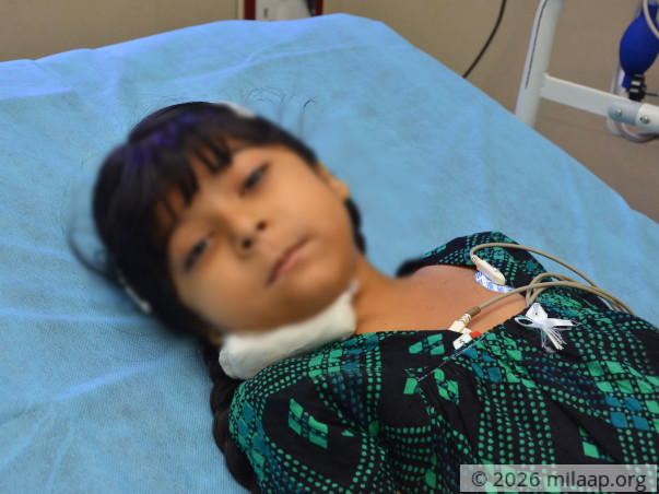 7-year-old Shaik is suffering from a rare life threatening disease