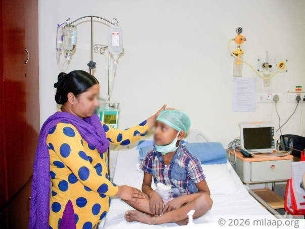 Help 7-year-old Rifat fight a severe form of lymph cancer