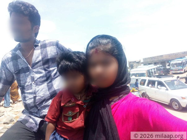 This 3-year-old boy is suffering from a severe Kidney disease