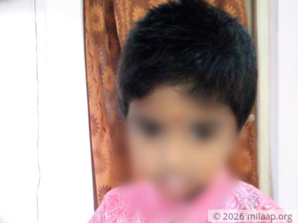 This 3-year-old boy is suffering from a severe Kidney disease