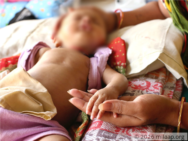 With Sick Husband And No Income, Mother Struggles To Save Her Baby