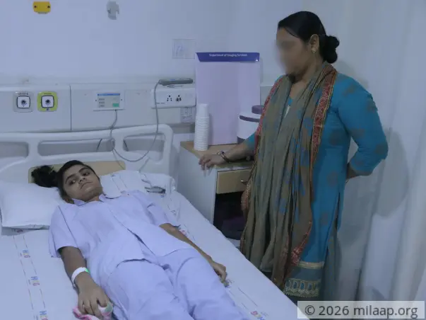 Ujala Karsanbhai Gohel needs your help to undergo her treatment