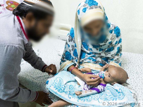 Baby Who Can't Drink Even A Sip Of Milk Needs Help To Survive