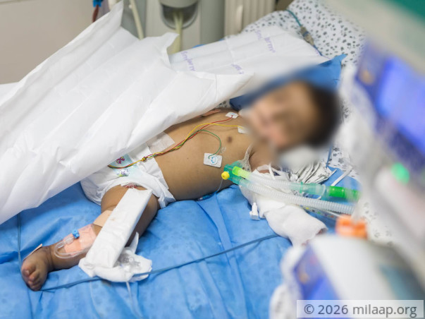 Aarush Reddy is battling for his life in the ICU