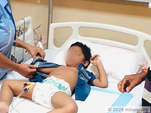 Help 3 year old baby born with one kidney undergo a surgery