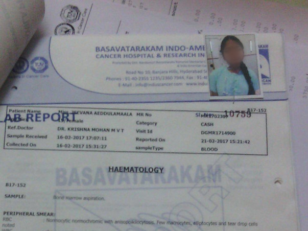 Help 14-Year-Old Jeevana Fight Cancer