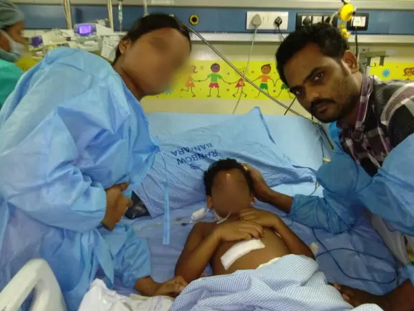 Help 5-year-old Balaeswar fight severe stomach bleeding