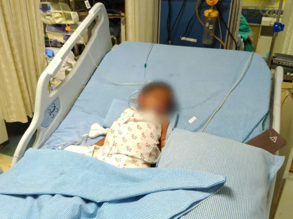 Baby Akhil is in a critical condition in the ICU and needs our help