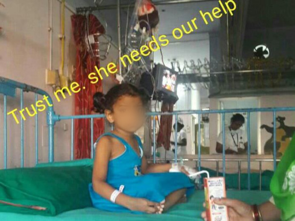 Need your support for Tejaswani,4 year child to fight cancer