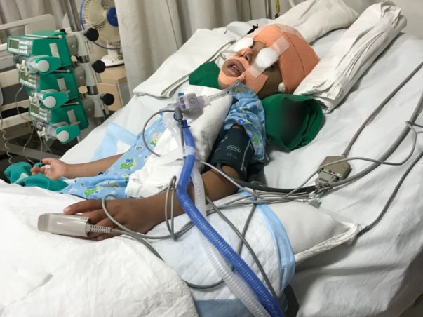 My driver son who is 11 years old suffered a sudden brain hemorrhage