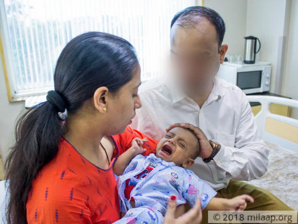 This 3-month-old baby needs a liver transplant to survive