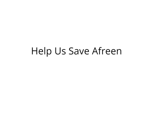 Help Afreen Fight Skin Cancer