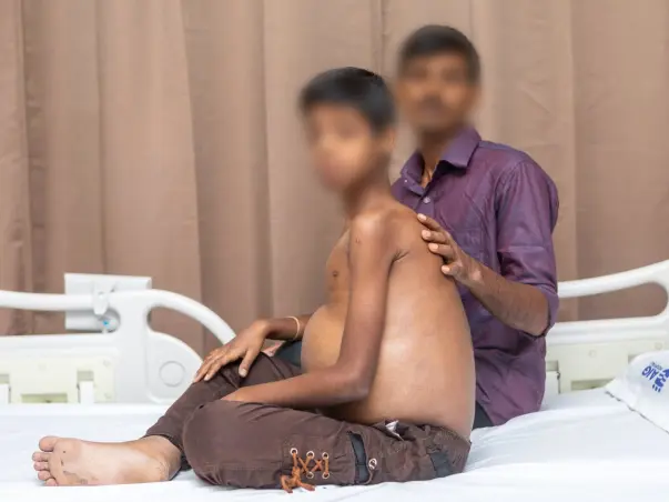 Boy With An Exploding Stomach Prays To His Late Mother For Help