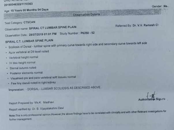 Detethering and dorsal scoliotic deformity correction