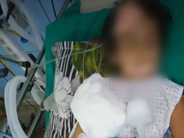 8 yrs old Gungun struggling for survival with her Brain Tumor