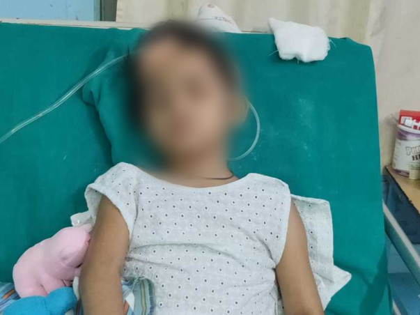 8 yrs old Gungun struggling for survival with her Brain Tumor