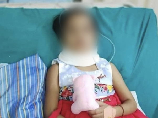8 yrs old Gungun struggling for survival with her Brain Tumor