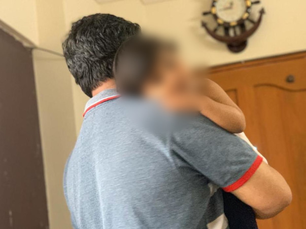 Riti: I wish I could hear you Mom. 
"Please Help her hear and speak"