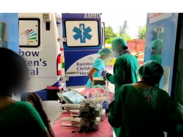 9 months old ANJANEYA DEVANSH fight Chronic lung disease, Sepsis-septic shock, Acute Kidney Injury, Acute Liver Injury, DIC, Cardiac arrhythmia