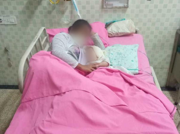 6 months Baby with "Water on the Brain"