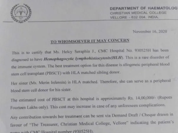 Help Little Helcy Get A Bone Marrow Transplant