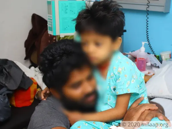 3 years old Aashray needs your help to recover!