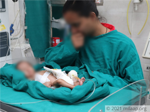1 Month Old Baby Of Swati Needs your help to survive!