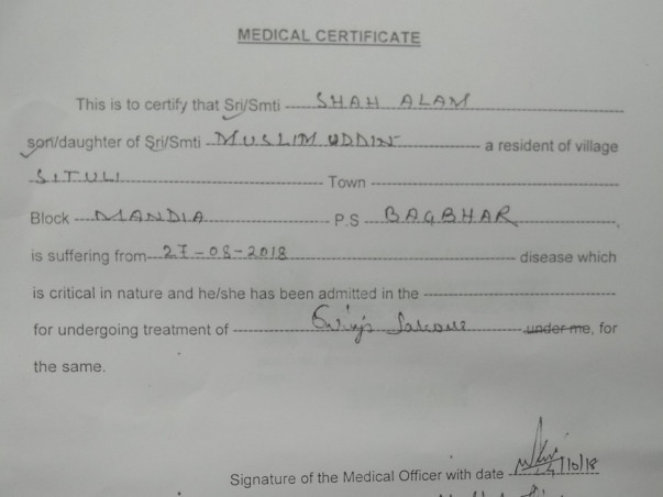 Support Shah Alom Recover From Colon Cancer