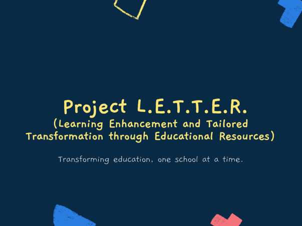 Help Project L.E.T.T.E.R. Transform NGO Schools