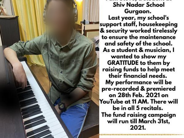 Support Shiv Nadar School Staff