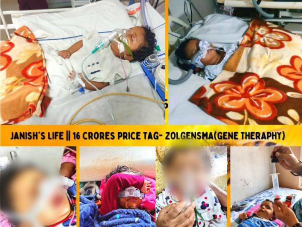 1-year-old master Janish needs your help to fight SMA Type 1!