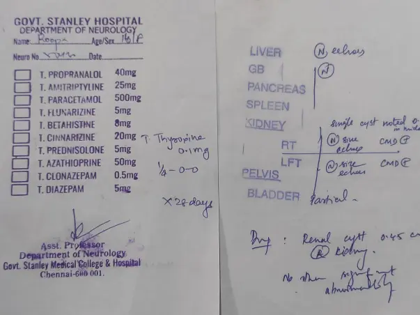 Help Rupa Recover Epilepsy, Thyroid